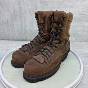 Georgia Boot Comfort Core Logger Mens 11 Brown Leather Composite Toe GB00097